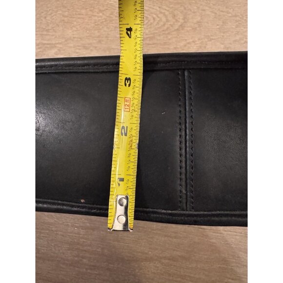 VTG 90s Y2K COACH WILLIS 9927 Black Bag Handbag Black Leather Satchel CLEAN - Picture 15 of 16